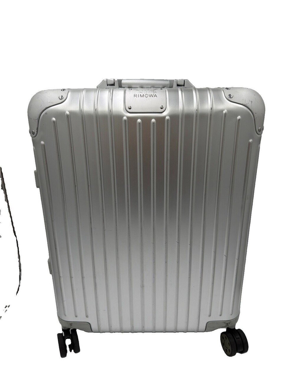 Rimowa Cabin Silver Aluminum Carry On Suitcase Unisex